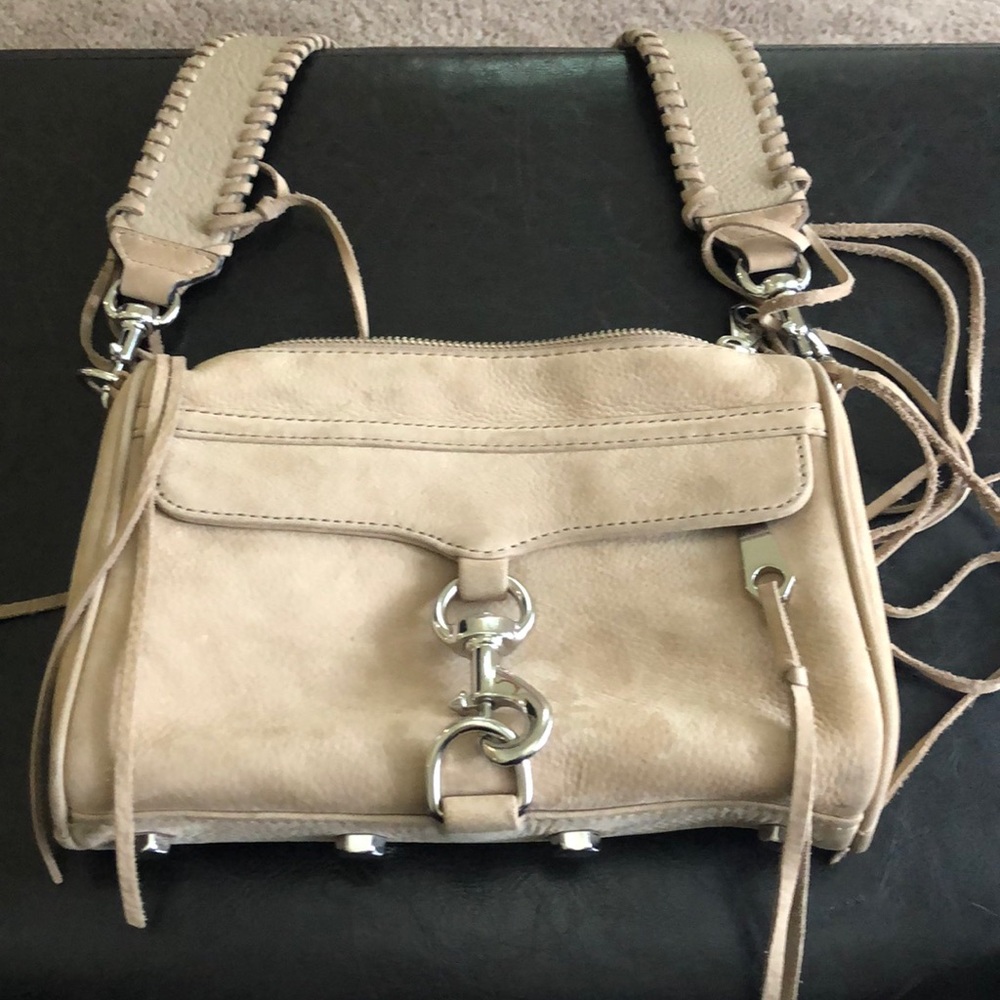 Rebecca Minkoff Suede Bag w/Guitar Strap